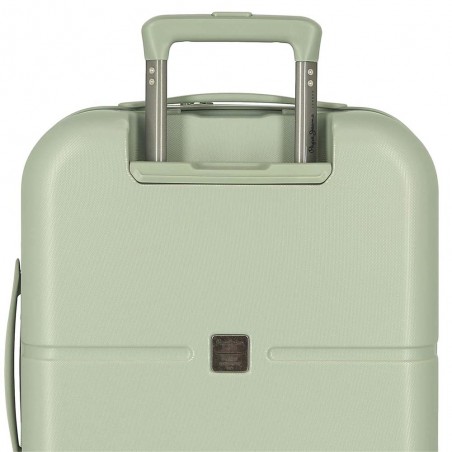 Pepe Jeans London | Valise cabine 55cm "Accent" vert vintage | Bagage trolley cadenas intégré Pepe Jeans London | Valise cabine 55cm "Accent" vert vintage | Bagage trolley cadenas intégré