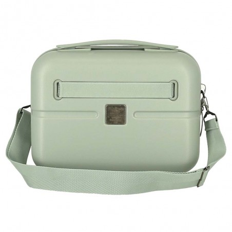 Pepe Jeans London | Vanity case rigide "Accent" vert vintage | Beauty case adaptable trolley Pepe Jeans London | Vanity case rigide "Accent" vert vintage | Beauty case adaptable trolley