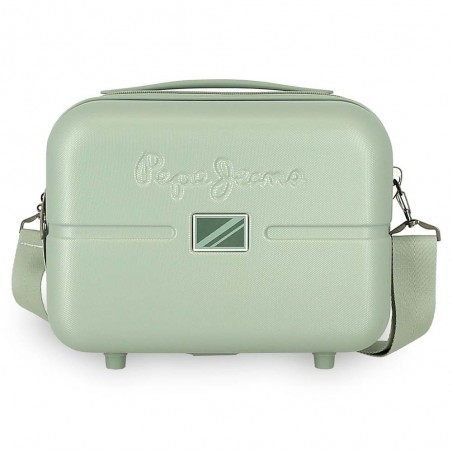 Pepe Jeans London | Vanity case rigide "Accent" vert vintage | Beauty case adaptable trolley Pepe Jeans London | Vanity case rigide "Accent" vert vintage | Beauty case adaptable trolley