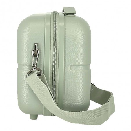 Pepe Jeans London | Vanity case rigide "Accent" vert vintage | Beauty case adaptable trolley Pepe Jeans London | Vanity case rigide "Accent" vert vintage | Beauty case adaptable trolley