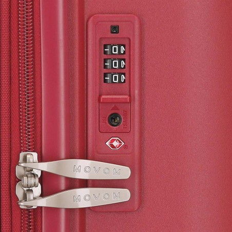 MOVOM | Valise soute 68cm extensible "Inari" rouge | Bagage taille moyenne 1 à 2 semaines pas cher MOVOM | Valise soute 68cm extensible "Inari" rouge | Bagage taille moyenne 1 à 2 semaines pas cher