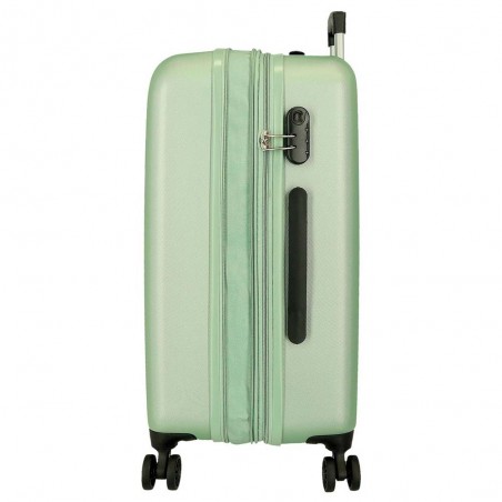 ROLL ROAD | Valise extensible 78cm "Camboya" vert amande | Bagage grande taille pas cher ROLL ROAD | Valise extensible 78cm "Camboya" vert amande | Bagage grande taille pas cher