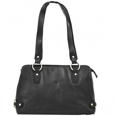 Sac à main Cuir Femme KATANA - Noir Sac à main Cuir Femme KATANA - Noir