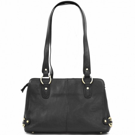 Sac à main Cuir Femme KATANA - Noir Sac à main Cuir Femme KATANA - Noir