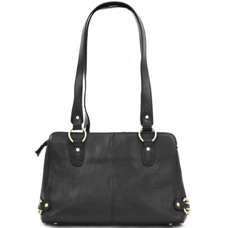 Sac à main Cuir Femme KATANA - Noir