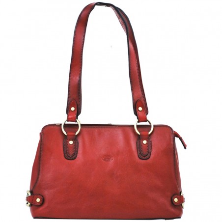 Sac à main Cuir Femme KATANA - Rouge