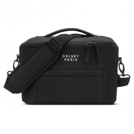DELSEY Paris | Vanity case "Brochant 2.0" noir | Beauty case tissu haute qualité DELSEY Paris | Vanity case "Brochant 2.0" noir | Beauty case tissu haute qualité