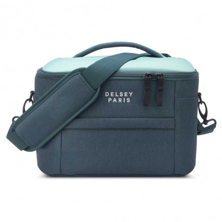 DELSEY Paris | Vanity case "Brochant 2.0" vert | Beauty case tissu haute qualité DELSEY Paris | Vanity case "Brochant 2.0" vert | Beauty case tissu haute qualité