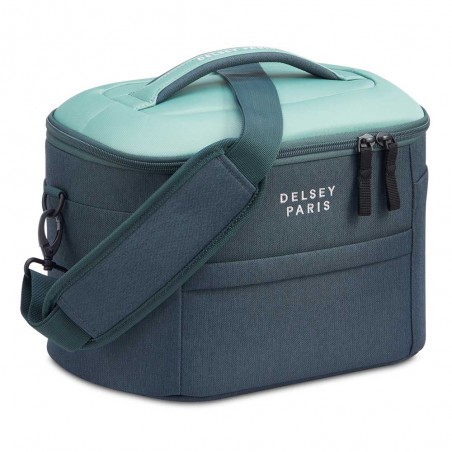 DELSEY Paris | Vanity case "Brochant 2.0" vert | Beauty case tissu haute qualité DELSEY Paris | Vanity case "Brochant 2.0" vert | Beauty case tissu haute qualité