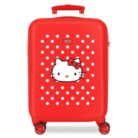 Sanrio | Valise enfant Hello Kitty "Castle" rouge | Bagage petite taille cabine 50cm fille pas cher Sanrio | Valise enfant Hello Kitty "Castle" rouge | Bagage petite taille cabine 50cm fille pas cher