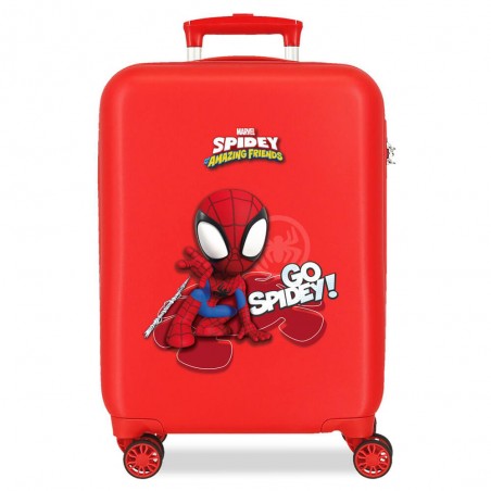 Valise enfant Marvel Spiderman "Go Spidey" | Petit bagage garçon 50cm vol low cost pas cher Valise enfant Marvel Spiderman "Go Spidey" | Petit bagage garçon 50cm vol low cost pas cher