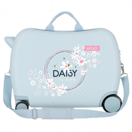 ENSO | Valise trotteur enfant "Daisy" ciel | Bagage fille original à chevaucher pas cher ENSO | Valise trotteur enfant "Daisy" ciel | Bagage fille original à chevaucher pas cher
