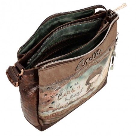 Anekke | Sac bandoulière 3 cpts collection Core | Sac femme porté croisé pas cher Anekke | Sac bandoulière 3 cpts collection Core | Sac femme porté croisé pas cher