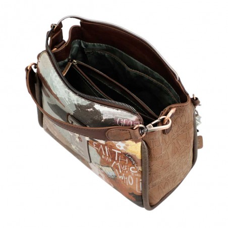 Anekke | Sac 2 anses petit format collection Core | Sac femme porté main avec bandoulière original Anekke | Sac 2 anses petit format collection Core | Sac femme porté main avec bandoulière original