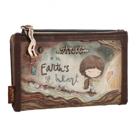 Anekke | Portefeuille compact souple "Core" PM | Petite maroquinerie femme originale pas cher Anekke | Portefeuille compact souple "Core" PM | Petite maroquinerie femme originale pas cher