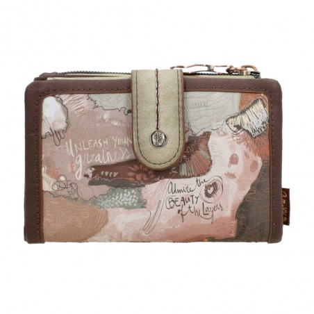 Anekke | Portefeuille compact souple "Core" PM | Petite maroquinerie femme originale pas cher Anekke | Portefeuille compact souple "Core" PM | Petite maroquinerie femme originale pas cher