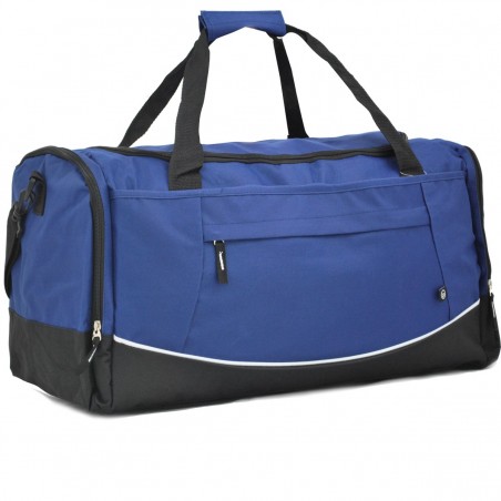 Sac de sport 56cm BENZI "Basic" bleu | Grand sac de voyage homme pas cher