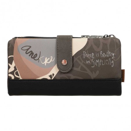 Anekke | Portefeuille tout-en-un souple "Heartbeat" L | Porte-cartes et monnaie femme original Anekke | Portefeuille tout-en-un souple "Heartbeat" L | Porte-cartes et monnaie femme original