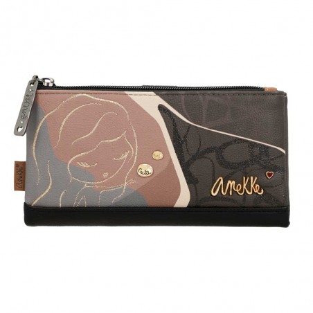 Anekke | Portefeuille tout-en-un souple "Heartbeat" L | Porte-cartes et monnaie femme original Anekke | Portefeuille tout-en-un souple "Heartbeat" L | Porte-cartes et monnaie femme original