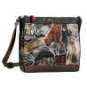 Anekke | Sac bandoulière 3 cpts "Imaginary" | Sac femme porté croisé style original matière recyclée Anekke | Sac bandoulière 3 cpts "Imaginary" | Sac femme porté croisé style original matière recyclée