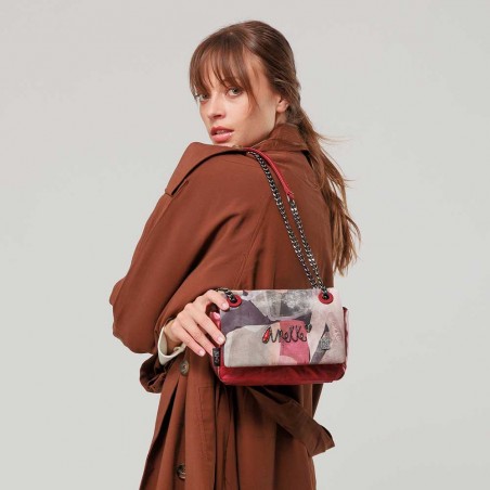 Anekke | Sac bandoulière à rabat "Imaginary" | Petit sac femme style original tendance Anekke | Sac bandoulière à rabat "Imaginary" | Petit sac femme style original tendance