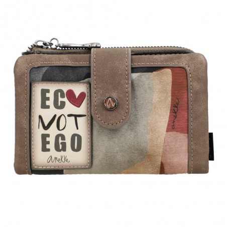 Anekke | Portefeuille compact souple "Imaginary" - S | Petit porte-cartes et monnaie femme style original Anekke | Portefeuille compact souple "Imaginary" - S | Petit porte-cartes et monnaie femme style original