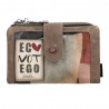 Anekke | Portefeuille compact souple "Imaginary" - S | Petit porte-cartes et monnaie femme style original Anekke | Portefeuille compact souple "Imaginary" - S | Petit porte-cartes et monnaie femme style original