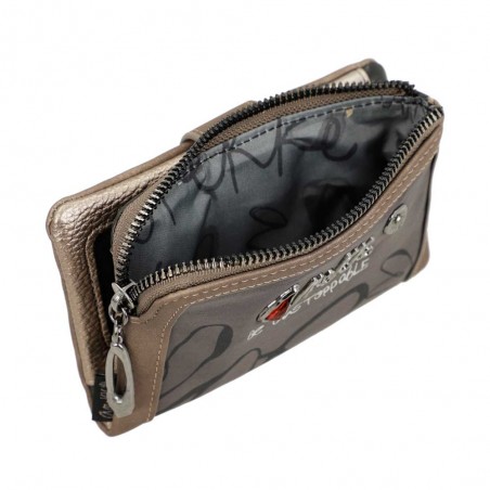 Anekke | Portefeuille compact souple "Imaginary" - S | Petit porte-cartes et monnaie femme style original Anekke | Portefeuille compact souple "Imaginary" - S | Petit porte-cartes et monnaie femme style original