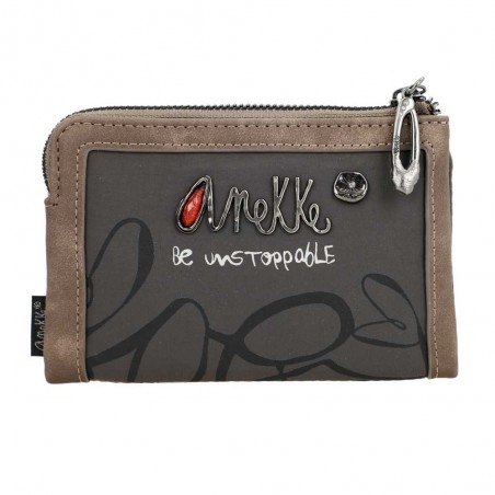 Anekke | Portefeuille compact souple "Imaginary" - S | Petit porte-cartes et monnaie femme style original Anekke | Portefeuille compact souple "Imaginary" - S | Petit porte-cartes et monnaie femme style original
