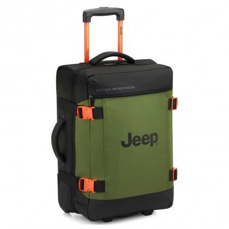 JEEP | Sac de voyage trolley S JS007C vert plantation | Valise cabine style baroudeur JEEP | Sac de voyage trolley S JS007C vert plantation | Valise cabine style baroudeur