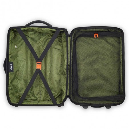 JEEP | Sac de voyage trolley S JS007C vert plantation | Valise cabine style baroudeur JEEP | Sac de voyage trolley S JS007C vert plantation | Valise cabine style baroudeur
