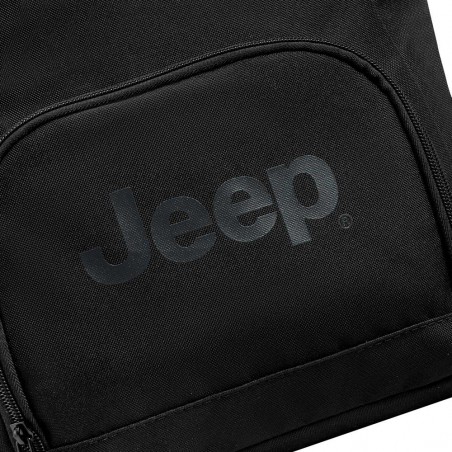 JEEP | Sac à dos roll top JS016D noir l Sac ordinateur enroulé clipsé poche PC 14 pouces style baroudeur JEEP | Sac à dos roll top JS016D noir l Sac ordinateur enroulé clipsé poche PC 14 pouces style baroudeur