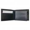 Serge Blanco | Portefeuille en cuir homme "Marfa" noir | Porte-cartes et monnaie format italien Serge Blanco | Portefeuille en cuir homme "Marfa" noir | Porte-cartes et monnaie format italien