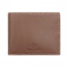 Serge Blanco | Portefeuille en cuir homme "Marfa" cognac | Porte-cartes et monnaie format italien Serge Blanco | Portefeuille en cuir homme "Marfa" cognac | Porte-cartes et monnaie format italien