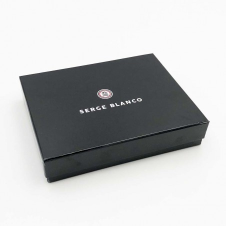 Serge Blanco | Etui passeport en cuir homme "Marfa" cognac | Protection pour passeport et porte-cartes