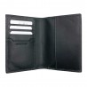 Serge Blanco | Etui passeport en cuir homme "Marfa" noir | Protection pour passeport et porte-cartes Serge Blanco | Etui passeport en cuir homme "Marfa" noir | Protection pour passeport et porte-cartes