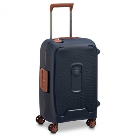 DELSEY | Valise cabine 4 roues 55cm "Moncey" coloris encre | Bagage cabine vol low cost pas cher DELSEY | Valise cabine 4 roues 55cm "Moncey" coloris encre | Bagage cabine vol low cost pas cher