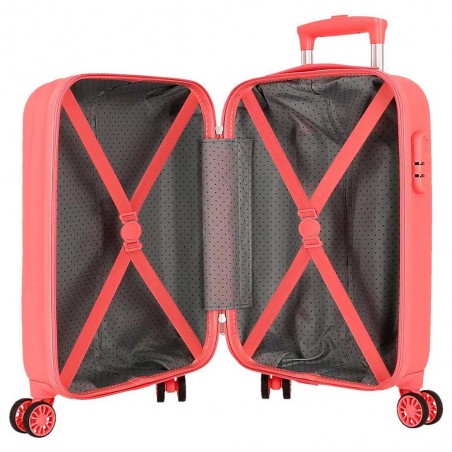 Disney | Valise enfant Stitch "Cuddle me" corail | Bagage cabine pas cher Disney | Valise enfant Stitch "Cuddle me" corail | Bagage cabine pas cher