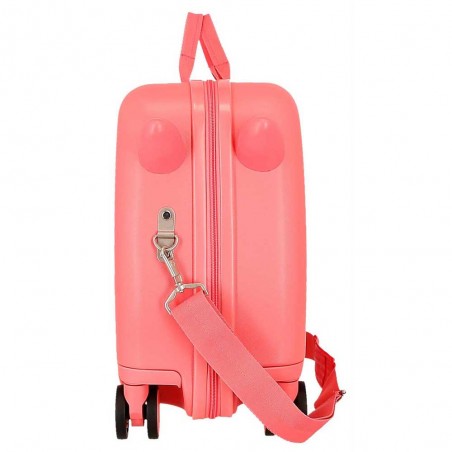 Disney | Valise trotteur Stitch "Cuddle me" corail | Bagage enfant à chevaucher Disney | Valise trotteur Stitch "Cuddle me" corail | Bagage enfant à chevaucher
