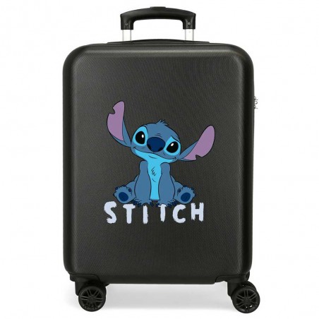 Disney | Valise cabine Stitch "Cute" noir | Bagage enfant original pas cher Disney | Valise cabine Stitch "Cute" noir | Bagage enfant original pas cher