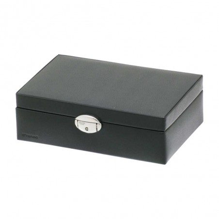 Davidts | Coffret à bijoux femme "Euclide" noir | Boîte à bijoux haut de gamme Davidts | Coffret à bijoux femme "Euclide" noir | Boîte à bijoux haut de gamme