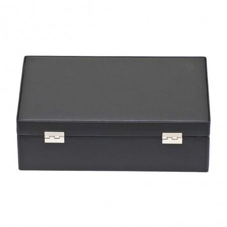 Davidts | Coffret à bijoux femme "Euclide" noir | Boîte à bijoux haut de gamme Davidts | Coffret à bijoux femme "Euclide" noir | Boîte à bijoux haut de gamme