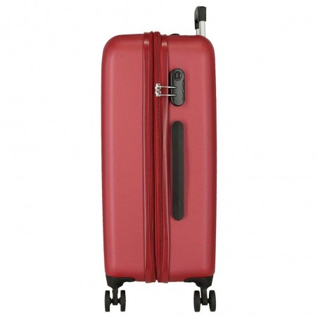 Roll Road | Valise extensible 68cm "New Camboya" rouge | Bagage taille moyenne coque rigide pas cher Roll Road | Valise extensible 68cm "New Camboya" rouge | Bagage taille moyenne coque rigide pas cher