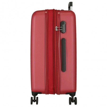 Roll Road | Valise extensible 68cm "New Camboya" rouge | Bagage taille moyenne coque rigide pas cher Roll Road | Valise extensible 68cm "New Camboya" rouge | Bagage taille moyenne coque rigide pas cher