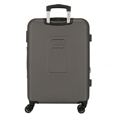 Roll Road | Valise extensible 68cm "New Camboya" anthracite | Bagage taille moyenne coque rigide pas cher Roll Road | Valise extensible 68cm "New Camboya" anthracite | Bagage taille moyenne coque rigide pas cher