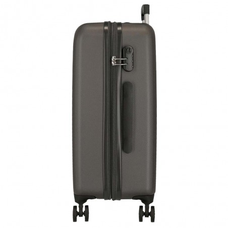 Roll Road | Valise extensible 68cm "New Camboya" anthracite | Bagage taille moyenne coque rigide pas cher Roll Road | Valise extensible 68cm "New Camboya" anthracite | Bagage taille moyenne coque rigide pas cher