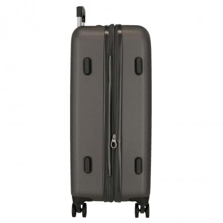 Roll Road | Valise extensible 68cm "New Camboya" anthracite | Bagage taille moyenne coque rigide pas cher Roll Road | Valise extensible 68cm "New Camboya" anthracite | Bagage taille moyenne coque rigide pas cher