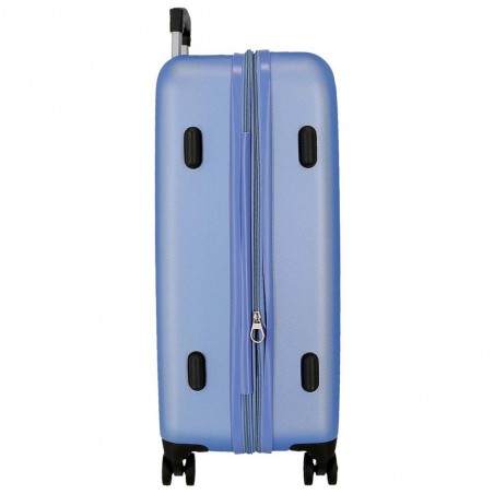 Roll Road | Valise extensible 68cm "New Camboya" bleu | Bagage taille moyenne coque rigide pas cher Roll Road | Valise extensible 68cm "New Camboya" bleu | Bagage taille moyenne coque rigide pas cher