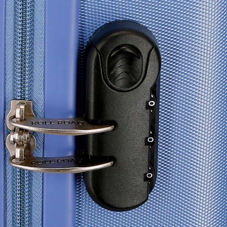 Roll Road | Valise extensible 68cm "New Camboya" bleu | Bagage taille moyenne coque rigide pas cher Roll Road | Valise extensible 68cm "New Camboya" bleu | Bagage taille moyenne coque rigide pas cher
