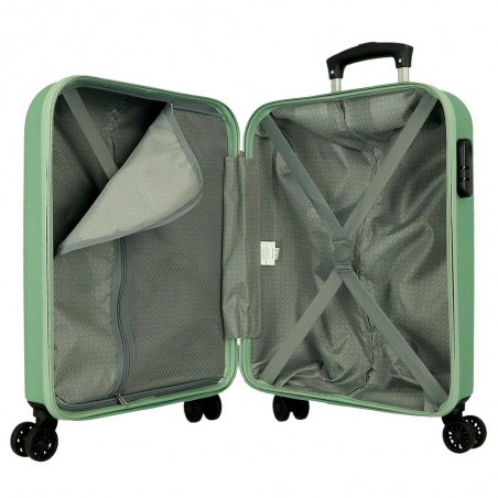 ROLL ROAD | Valise cabine 55cm "New Camboya" vert | Bagage cabine 4 roues coque rigide pas cher ROLL ROAD | Valise cabine 55cm "New Camboya" vert | Bagage cabine 4 roues coque rigide pas cher